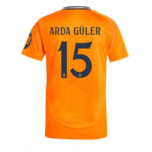 Fotballdrakt Herre Real Madrid Arda Guler #15 Bortedrakt 2024-25 Kortermet